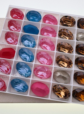 秋季新款奥地利施家水晶4120尖底椭圆大鸽子蛋1402 L177i L178i