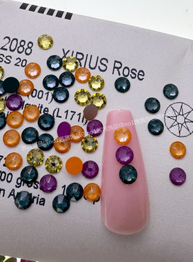 施家水晶2088平底圆形钻L152i L170i L171i 1407 美甲饰品华子钻