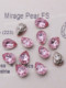 施家钻奥地利水晶4390幻影水滴梨形尖底华子223粉美甲饰品堆钻DIY