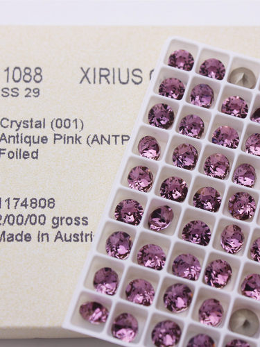 施家水钻ANTP古典粉1088尖底美甲