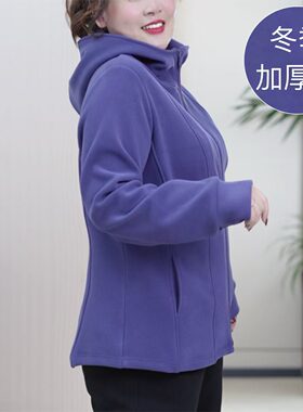 【小蛮腰冬季加厚款】防风双面慕斯绒保暖蓄热加大码连帽短款外套