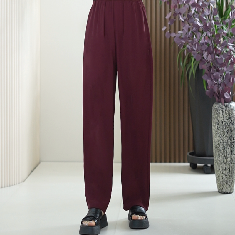 【收小腹】抖抖冰肌直筒裤顺滑大码显瘦时尚薄款夏季垂感凉凉西裤