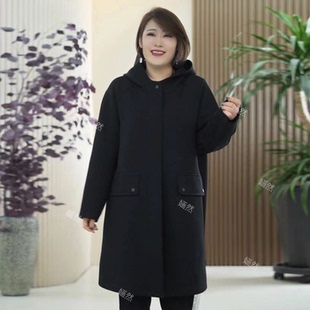 外套进口棉大码 秋季 风衣女潮 中长款 意大利Microtex系列极简风A版