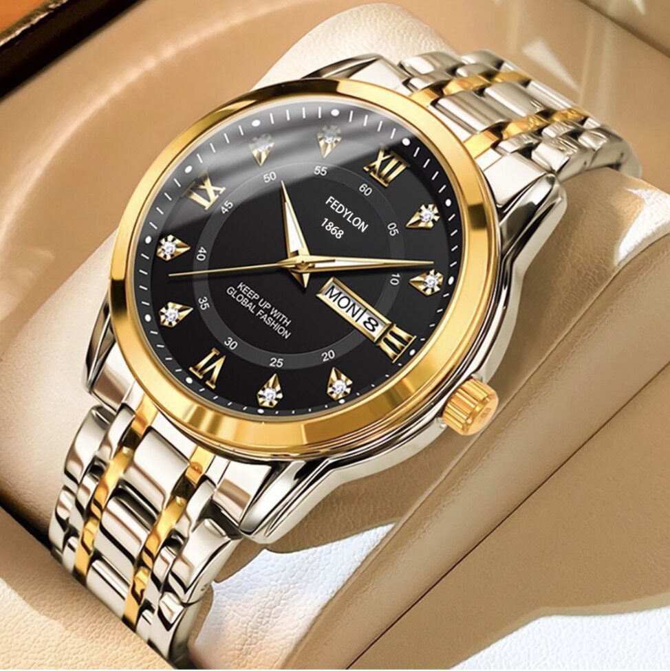 男士国产腕表佛蒂仑夜光商务手表