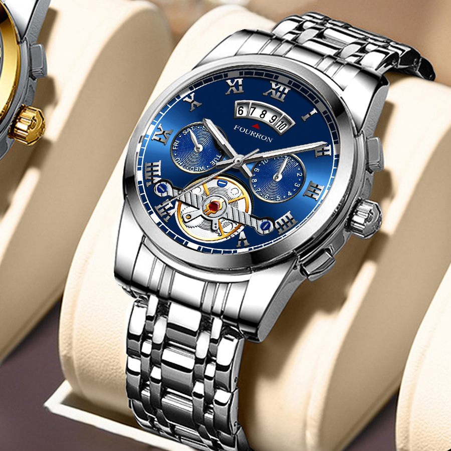 翡浪新款男士手表大表盘考试礼物