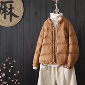 爆款 薄款 宽松秋冬轻薄羽绒服女短款 时尚 外套潮 2025新款 欧洲站韩版