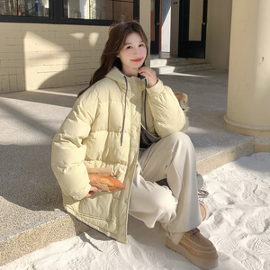 2025冬新款拼色连帽羽绒服13213-P280-K418图片