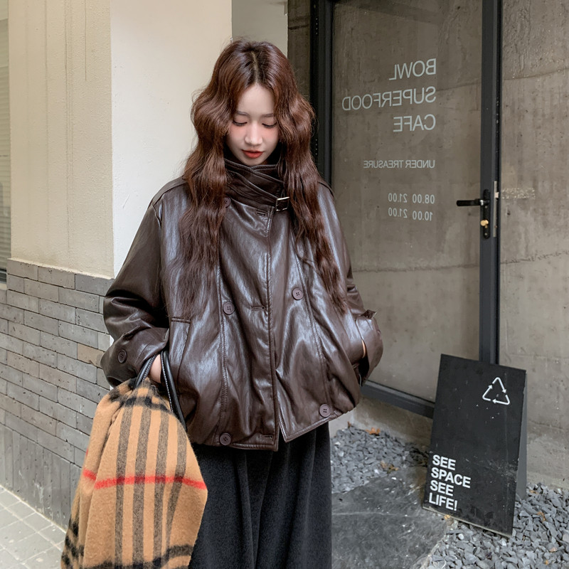 2025冬新款90白鸭绒皮衣13199-P275-K398,女装皮衣,2C013