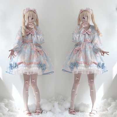 日常日系现货洛丽塔长袖