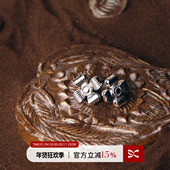 SQUARE CIRCLE方圆原创设计925银针肌理感扭结花朵高级感耳钉耳饰