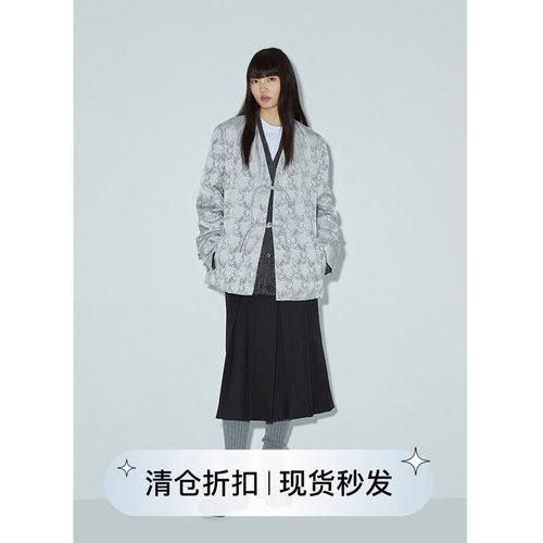 新中式羽绒服假两件西装