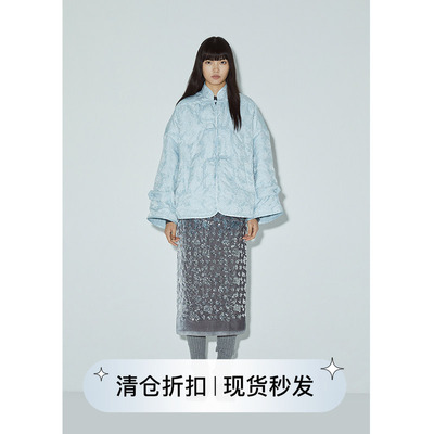 squarecircle方圆国风立领羽绒服