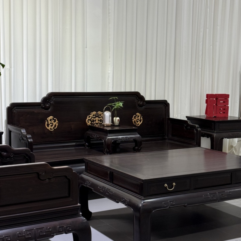 红木家具+紫光檀+耿耿红木+沙发