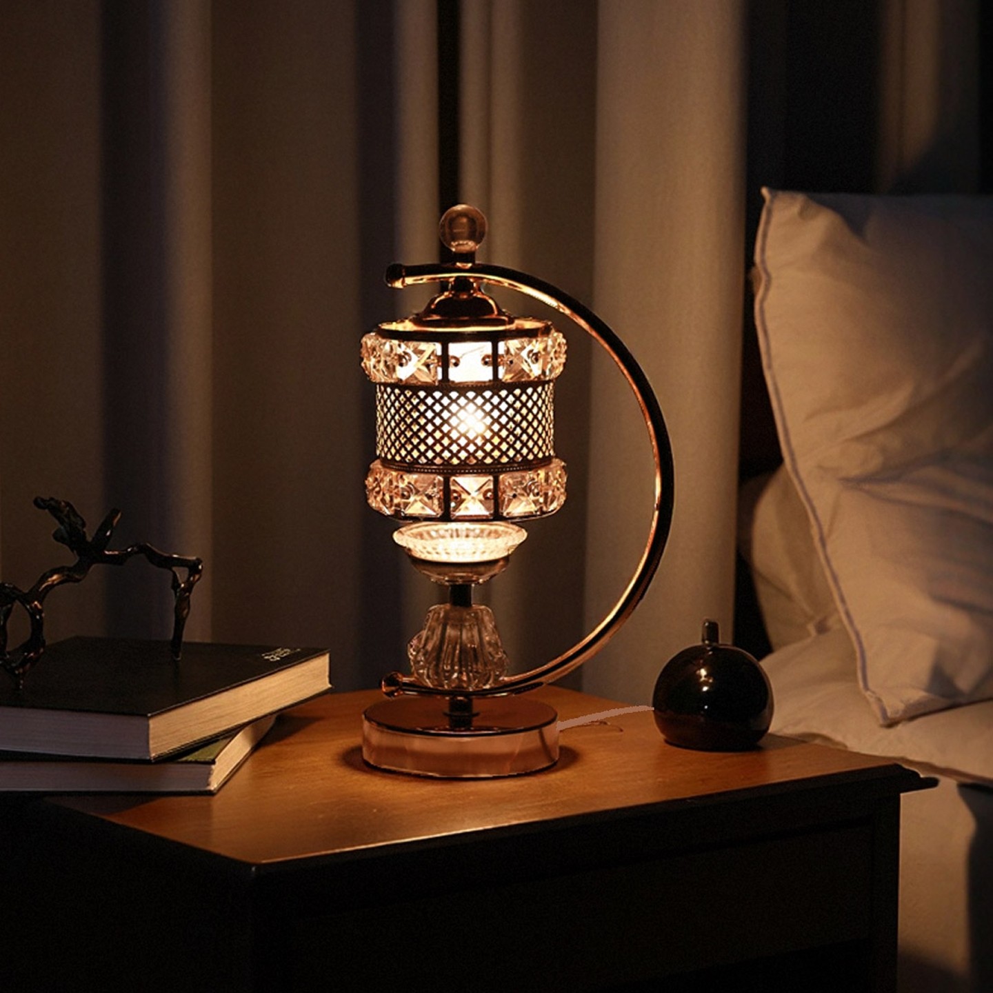 复古助睡眠香薰精油香薰灯家用精油灯室内香薰炉插电卧室香熏灯炉,家居饰品,香薰炉,淘宝优惠券,粉丝福利购,淘宝优惠卷