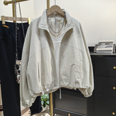 休闲夹克上衣 休闲宽松冲锋衣时尚 小个子早春薄外套女短款 2025新款