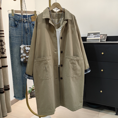 韩版2025超火风衣外套女秋冬高级