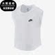 耐克正品 宽松休闲短款 无袖 Nike 女子运动T恤背心FB8226 100