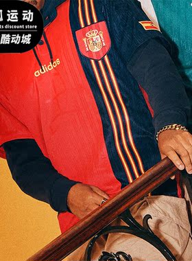 Adidas/阿迪达斯正品西班牙队足球文化男士运动球衣IT7754