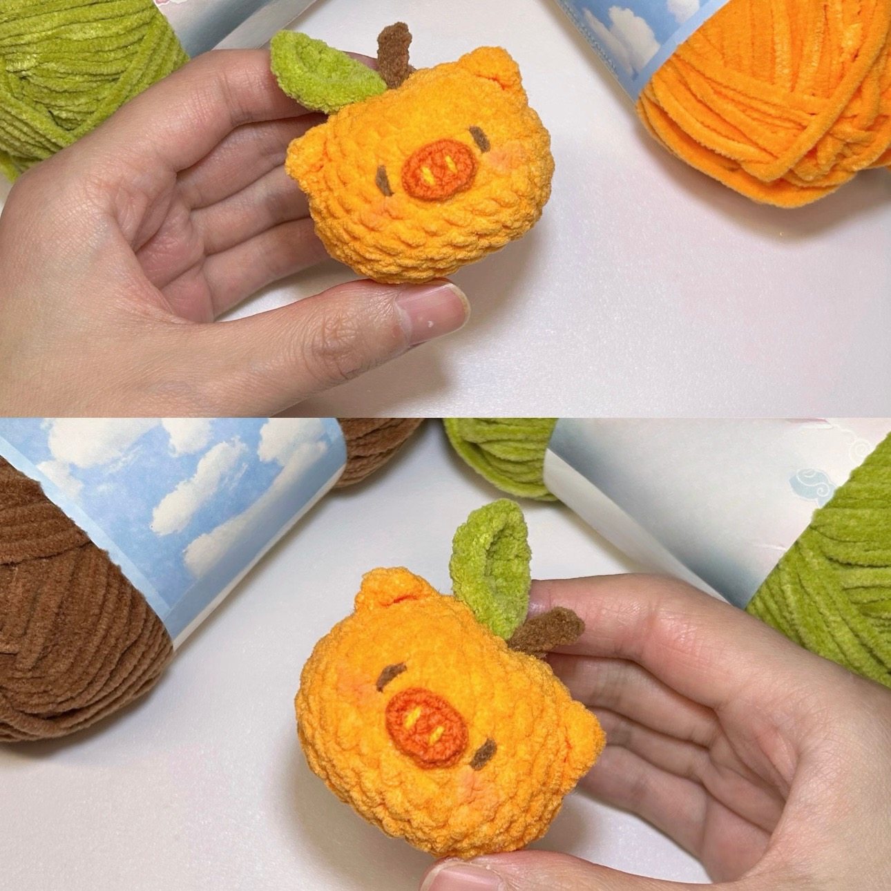 手工编织diy钩针砂糖居小猪挂件毛线材料包钥匙扣可爱挂饰装饰扣,服饰配件/皮带/帽子/围巾,DIY编织材料包,淘宝优惠券,粉丝福利购,淘宝优惠卷