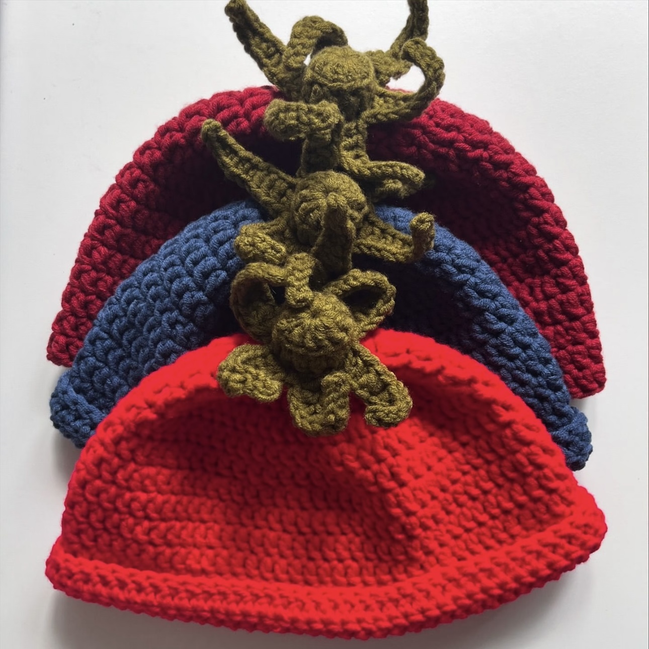 手工编织diy钩针毛线编织番茄冷帽材料包情侣帽秋冬保暖送男友礼