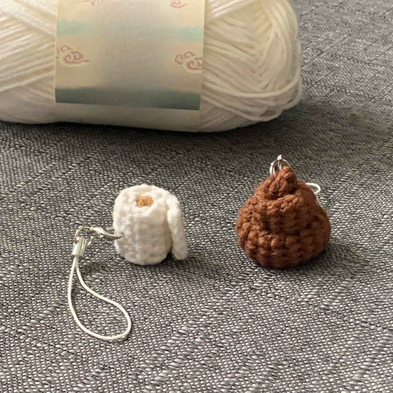 diy手工编织材料包钩针毛线钥匙扣纸巾便便挂件新手入门搞笑礼物,服饰配件/皮带/帽子/围巾,DIY编织材料包,淘宝优惠券,粉丝福利购,淘宝优惠卷