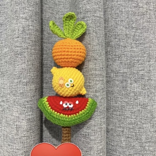 手工diy钩针毛线钩织五月天卜卜mojo糖葫芦挂件材料演唱会应援物