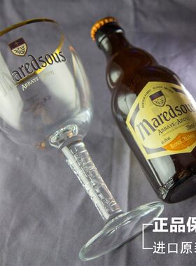 比利时修道院进口 智美CHIMAY圣杯 马里斯西麦尔卡斯特原装啤酒杯