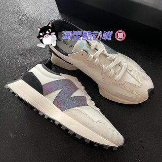 特价现货 New Balance NB327Sydney Crosby collab白黑联名跑步鞋