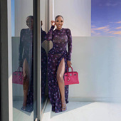 sleeved mesh Women slit long dress女网纱开衩长袖 连衣裙