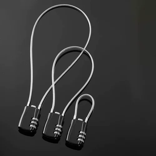 钢丝绳挂锁链条软锁密码锁