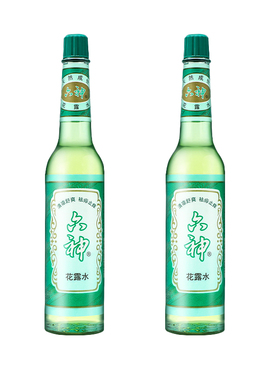 六神花露水香水型持久7h驱蚊止痒清爽留香型玻璃瓶195ml经典原香