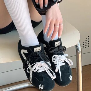 OLDORDER红色赛车学生百搭休闲运动情侣德训鞋女鞋时尚潮流阿甘鞋