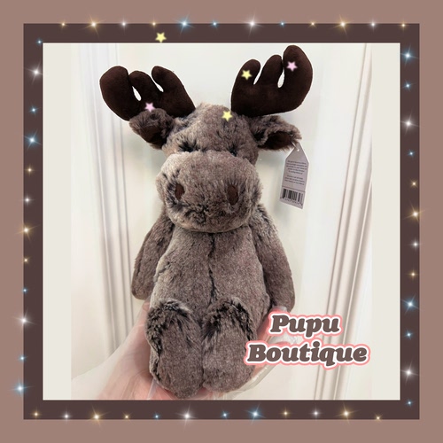 绝版正品英国Jellycat Marty Moose 马蒂驼鹿玩偶圣诞礼物