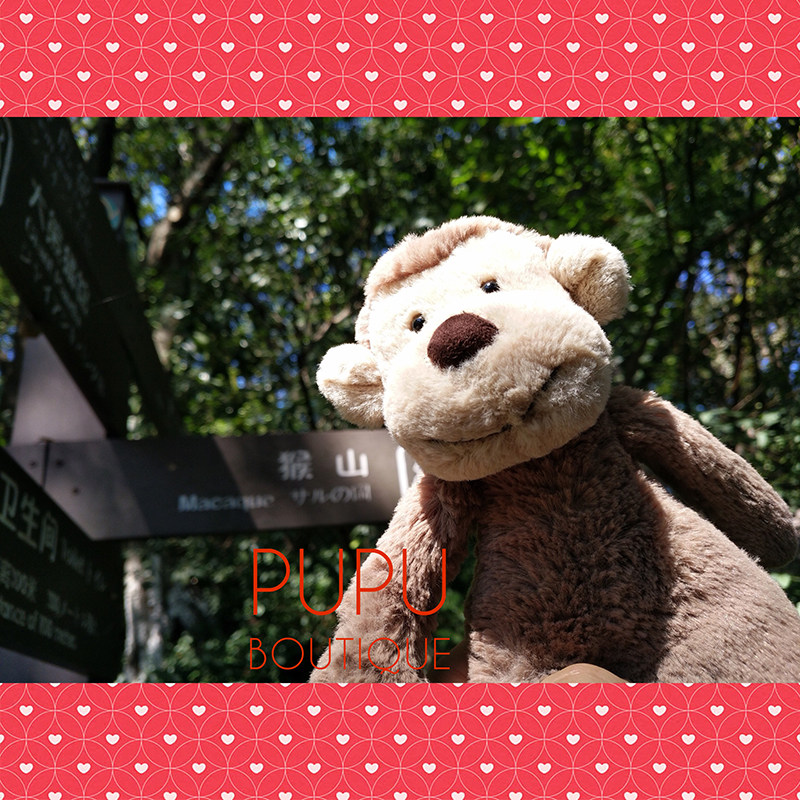 停产绝版 英国Jellycat 害羞小猴毛绒玩偶 柔软小猴子