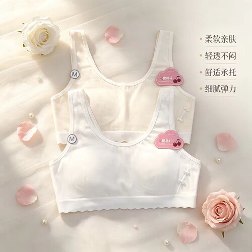 一阶段萌芽期少女发育棉质款内衣