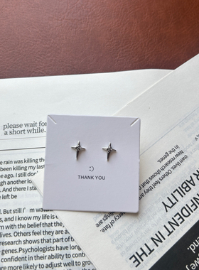 手工星星耳钉小众设计感高级轻奢气质百搭耳环