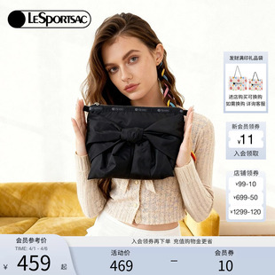 LeSportsac乐播诗新款 CAPSULE系列甜酷蝴蝶结外出收纳手拿包 BOW