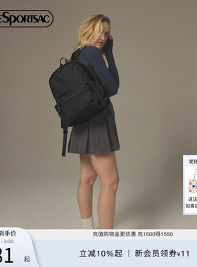 LeSportsac乐播诗新款经典双肩包轻便休闲旅游背包男女款3747