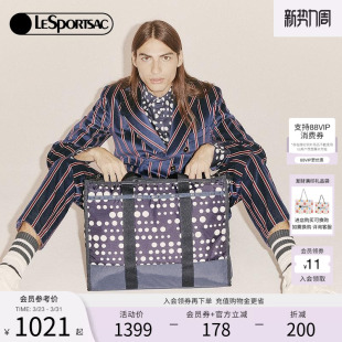 潮流旅行单肩包女 印花手提包时尚 LeSportsac乐播诗新款 走秀款