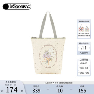 TRENDY系列可爱印花大容量拉链单肩托特包 LeSportsac乐播诗新款