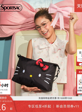 LeSportsac乐播诗新款三丽鸥HelloKitty凯蒂猫单肩斜挎包通勤出行