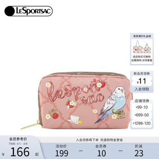 TRENDY潮流鹦鹉草莓证件手拿收纳化妆包女 LeSportsac乐播诗新款