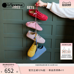 斓曦张南蒋依依同款LeSportsac乐播诗新款复古德训鞋运动鞋女