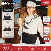 LeSportsac乐播诗通勤包腋下包手提包质感女包斜挎包黑色轻便小包