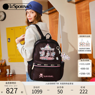 周雨彤同款LeSportsac乐播诗TOKIDOKI™合作系列双层旅行包双肩包