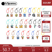 DIY包包挂件可爱英文子母配件饰品 LeSportsac乐播诗快乐字母系列