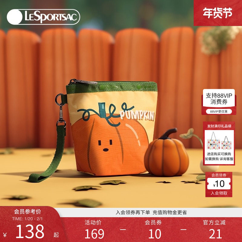 LeSportsac乐播诗水果精致印花手拿包可爱卡通零钱包化妆包女,箱包皮具/热销女包/男包,手拿包,淘宝优惠券,粉丝福利购,淘宝优惠卷