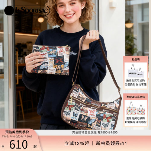LeSportsac乐播诗斜挎包