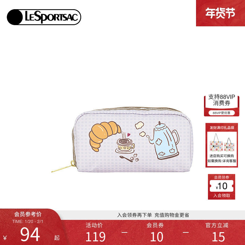 LeSportsac乐播诗新款Trendy潮流系列可爱小猫印花小包手拿包,箱包皮具/热销女包/男包,手拿包,淘宝优惠券,粉丝福利购,淘宝优惠卷