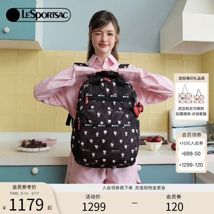 LeSportsac乐播诗HELLOKITTY合作系列大容量通勤双肩包旅行包女